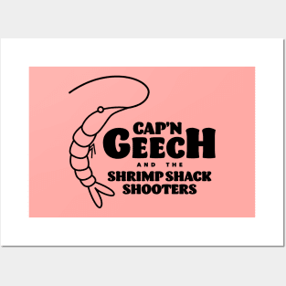 Cap'n Geech and the Shrimp Shack Shooters Posters and Art